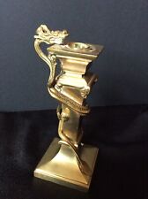 Dragon Brass Candlestick Holder Ornate picture