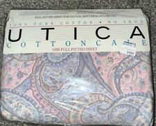 Vintage Utica Bedding One Full Fitted Sheets ~ Tabriz Paisley New picture