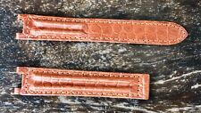 CARTIER Caiman Leather Strap Band 18 x 16 mm 3KWECJ23 Pasha Deployment Buckle / picture