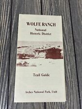 Vintage Wolfe Ranch National Historic District Trail Guide Brochure Pamphlet picture