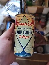 Vintage 1945 Bonnie Lee Pop Corn - Empty Can - Van Buren Indiana - Popcorn picture