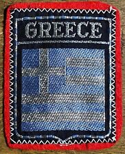 Greece Shield Woven Felt Patch 2