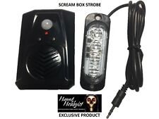 Scream Box Strobe Programmable Speakers RED LED scary computer Halloween alarm  picture