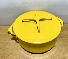 Dansk Designs Denmark IHQ 9 Yellow Enameled Pot w/ Lid Kobenstyle 2 Qt Vintage picture