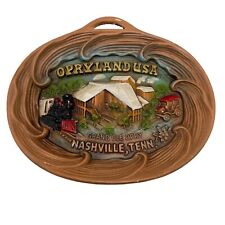 Opryland USA Grand Ole Opry Nashville Tennessee Vintage Ceramic Wall Hanging picture
