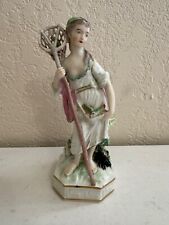 Antique Possibly Chelsea or Derby Porcelain Figurine Allegorical Figurine Water picture