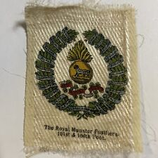 Royal Munster Fusiliers 101st & 104th Foot Regiment Tobacco Silk Cigarettes 1910 picture