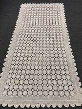 100% Cotton Handmade Fine Crochet Lace 52x105