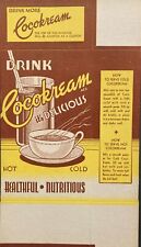 Vintage 1950s Drink More Cocokream It's Delicious Box - Vancouver, Canada 