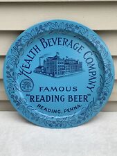 NOS PROHIBITION ERA READING PA PENNA  BEER HEALTH BEVERAGE CO TRAY 12” MINT picture