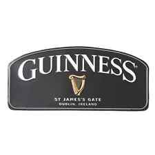 Guinness Embossed Metal Sign 8.25