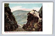 White Mountains NH-New Hampshire, Crawford Notch, the Great Cut Vintage Postcard picture