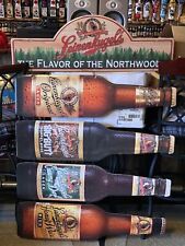 Rare Two-Sided Leinenkugel’s Flavor of the Northwoods Hanging Beer Bottles Sign picture