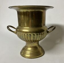 Antique Leonard Brass Champagne Sparkling Wine Chiller Ice Bucket 9+ Inches Tall picture