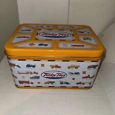 1998 Tonka Toys Tin Box Lid Yellow Storage Chest Popcorn Limited Edition Hasbro picture