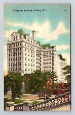 Albany NY-New York, Telephone Building, c1951 Vintage Souvenir Postcard picture