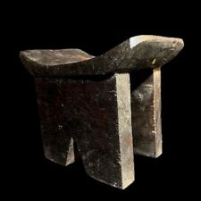 African Carved Wood African tribal Ancestor Stool Ashanti People, Ghana-9755 picture