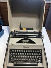 1966 Vintage Olympia SM9 De Luxe Manual Typewriter  Carrying Case Cleaning Kit picture