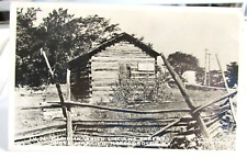 1940s-50s HARRODSBURG KENTUCKY KY RPPC postcard Lincoln's Parents Cabin unposted picture