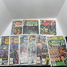 Master Of Kung Fu Comic Lot Of 10 picture