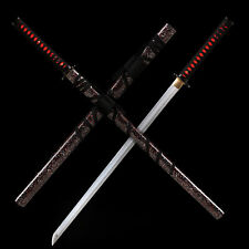 Ninjato Clay Temperped T10 Steel Japanese Samurai Ninja Sword Katana Sharp picture