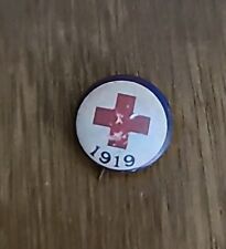 Vintage Original - WWI PIN -- 1919 RED CROSS picture
