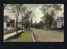 c.1915 West Water Street Austin Minnesota MN View Postcard POSTED picture