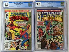 Spectacular Spider-Man #1 & #2 CGC 9.0 White Pages As A Pair Kraven Tarantula  picture