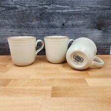Noritake Madera Ivory Set of 3 Coffee Mug 8474 Stoneware Tea Cup Dinnerware picture