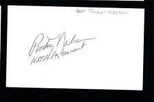George Pinky Nelson signed 3x5 card NASA Shuttle Astronaut Space Astronaut picture