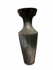 RAYMOR ITALY R-737 BLACK AND WHITE TEXTURED VASE picture