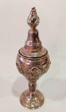 Hazorfim Vintage Judaica Sterling Silver Signed Spice Box Tower Antique 94g picture