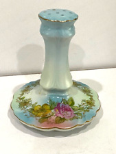 R.S. PRUSSIA PORCELAIN HAT PIN HOLDER WITH FLORAL DESIGN picture