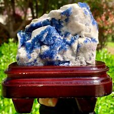 1.64LB Rare transparent blue-green cubic fluorite mineral crystal sample/China picture