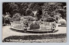 Wheeling WV-West Virginia, The Fountain, Wheeling Park, Vintage Postcard picture
