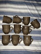 GG Gracious Goods Acanthus Collection Mocha Cups/mugs (10) picture
