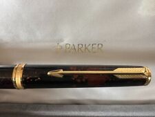 Parker Pen Fountain Pen Lacquer Premier Luxury 75 Pen Gold 18K Never Used picture
