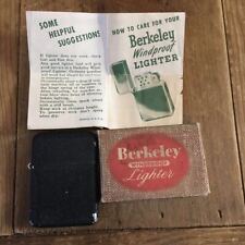 Rare 40S Berkeley Black Crackle Lighter Dead picture