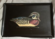 Courac Of Monterey Tray With Duck Design. Vintage, Made In Monterey CA. picture