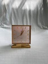 Vintage Chronos Swiss Made 8 Day Brass Alarm Clock Working picture
