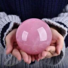 top 5PC Natural rose quartz sphere crystal ball Reiki healing 90-105mm . picture