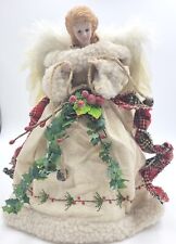 Porcelain Angel Christmas tree Topper by Promax Manufacturing  picture