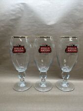 Stella Artois Beer Glasses Belgium Anno 1366 40 cl Set of 3 picture