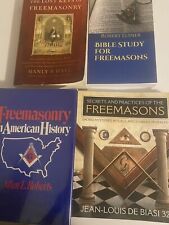 Lot- 4 Masonic Books - Masonic History And Philosophy picture