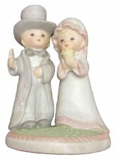 Lefton China Bride & Groom Figurine The Christopher Collection Hand Painted 1983 picture