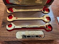 Mac Tools SDA 1988 3 Wrench Set 24k Gold Plate Limited Edition picture