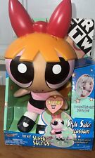 1999 Powerpuff Girls Salon Style Blossom New In Box Tested Working - Soiled Pkg picture