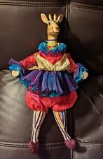 Katherines Collection Giraffe Jester Doll by Wayne Kleski Retired Approx 18 In picture