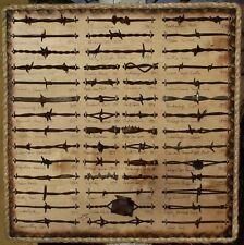 Antique Barbed Wire Display 50 cut's Authentic Barbwire Collection picture