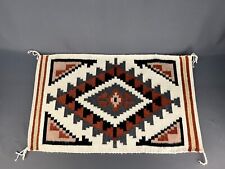 Vintage Navajo Hand -Woven Wool Rug Geometric Weaving  Textile 31